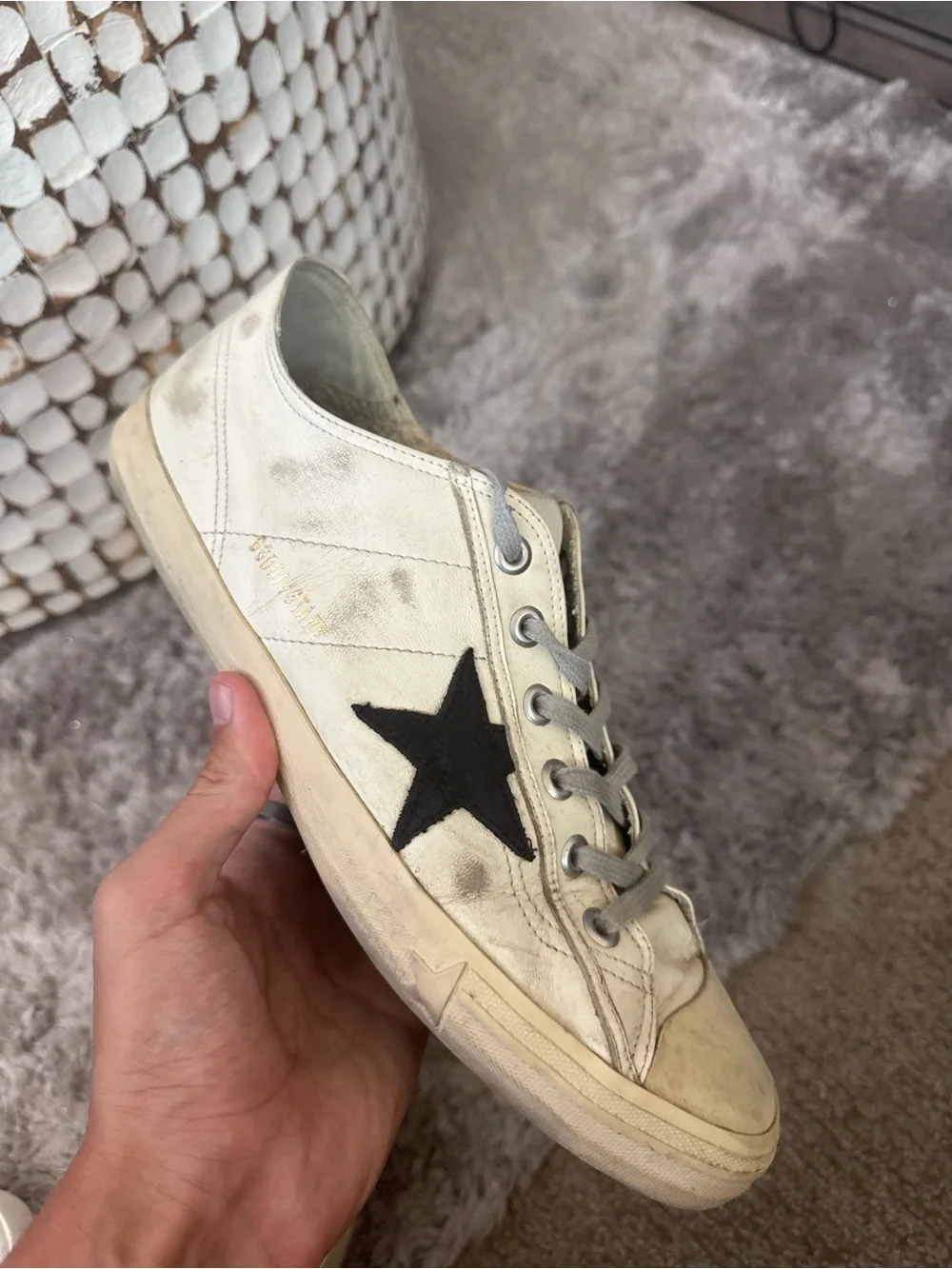 Golden Gooses V2 Size 13 Beige. 100% legit. Retail was $675